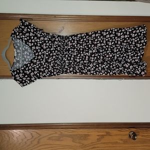 Juniors Indigo Rose dress, retro 1990s style, size L, NWT